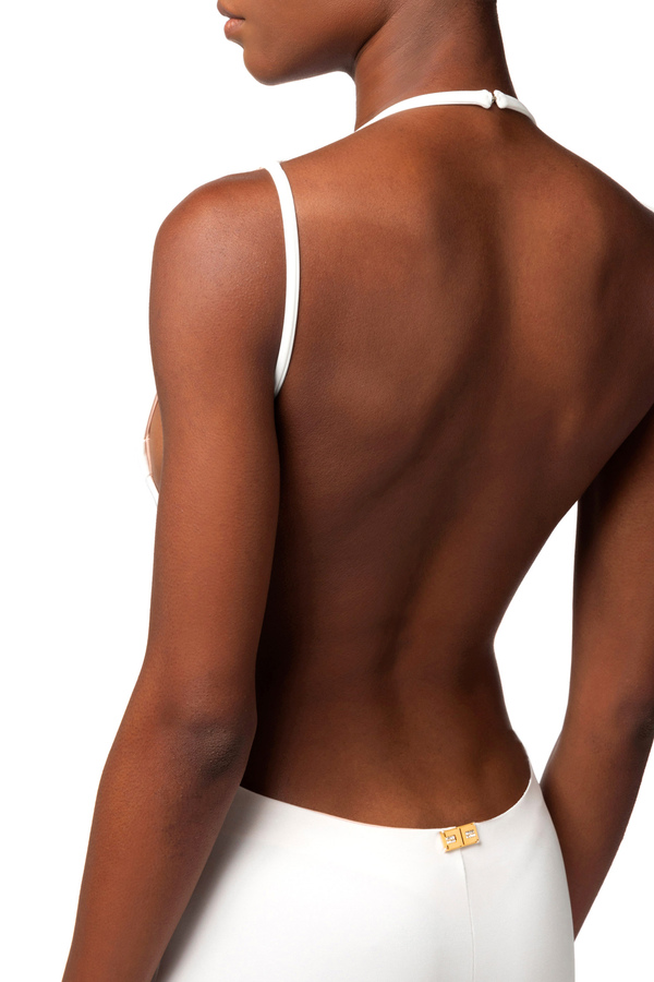 Red carpet dress with bare back - Elisabetta Franchi® Outlet