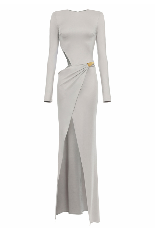 Robe Red Carpet en jersey avec mousqueton - Elisabetta Franchi® Outlet