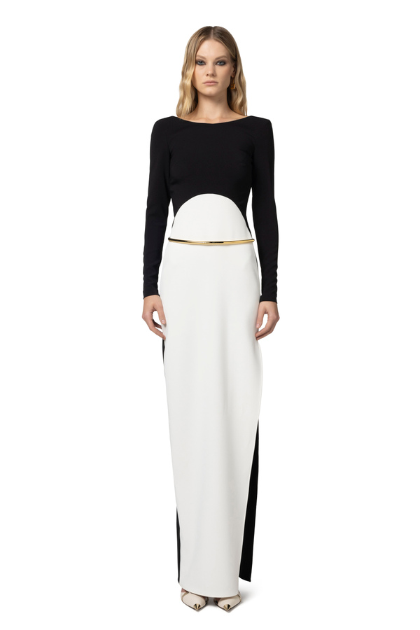 Zweifarbiges Red Carpet Kleid - Elisabetta Franchi® Outlet