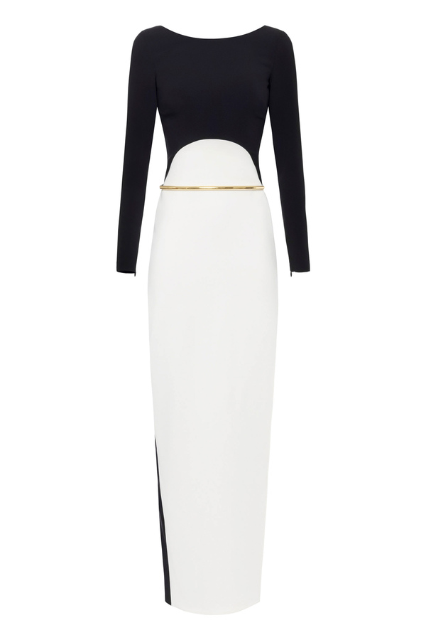 Zweifarbiges Red Carpet Kleid - Elisabetta Franchi® Outlet