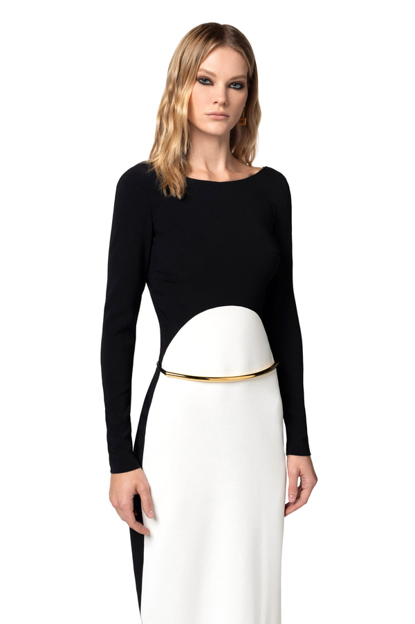 Zweifarbiges Red Carpet Kleid - Elisabetta Franchi® Outlet