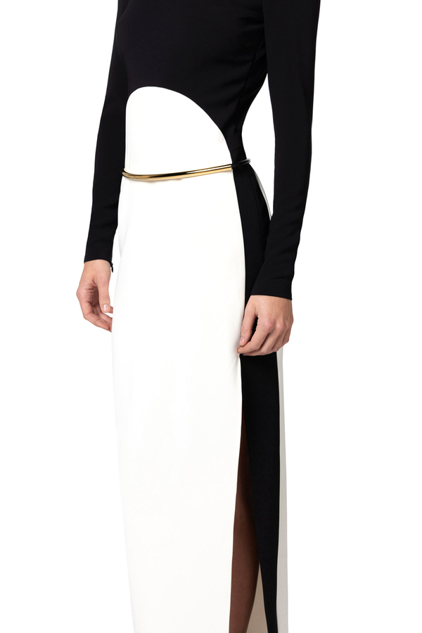 Zweifarbiges Red Carpet Kleid - Elisabetta Franchi® Outlet