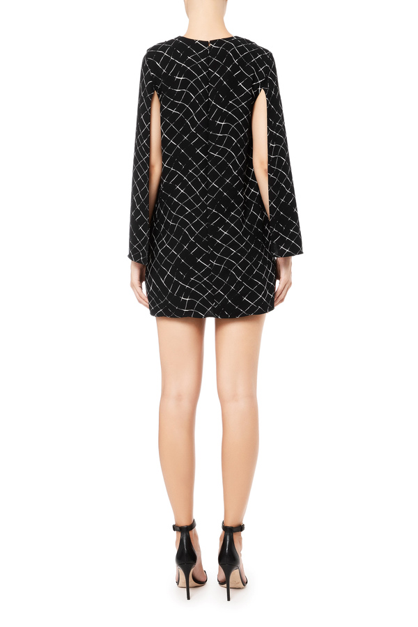 Dress with open sleeves - Elisabetta Franchi® Outlet