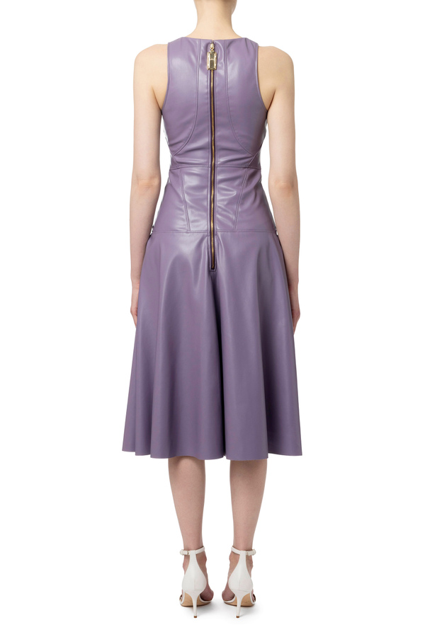 Kleid mit ausgestelltem Rock - Elisabetta Franchi® Outlet
