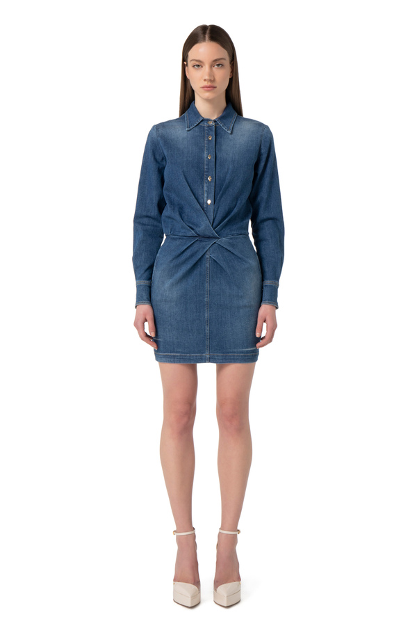 Abito denim elisabetta franchi discount