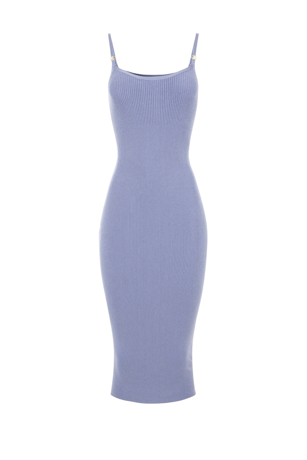 Elisabetta Franchi knit calf-length dress - Elisabetta Franchi® Outlet