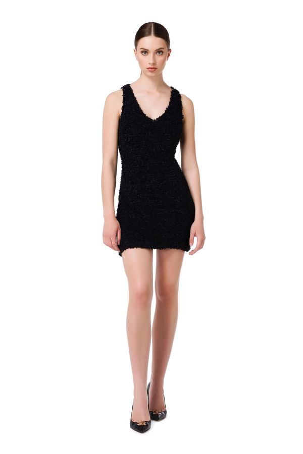 Stitch calf-length dress - Elisabetta Franchi® Outlet