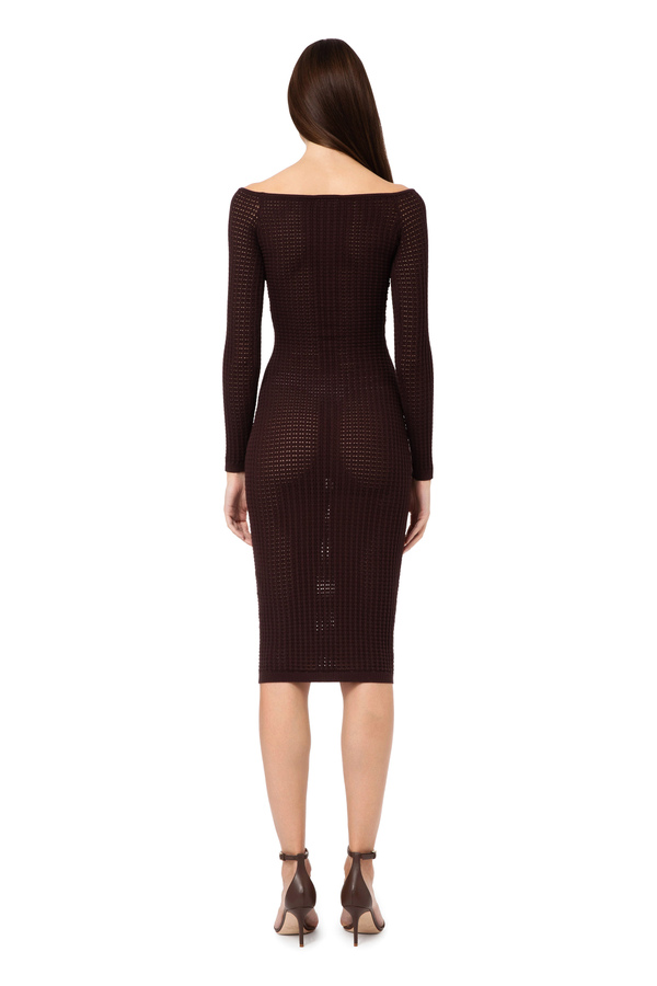 Calf-length dress - Elisabetta Franchi® Outlet
