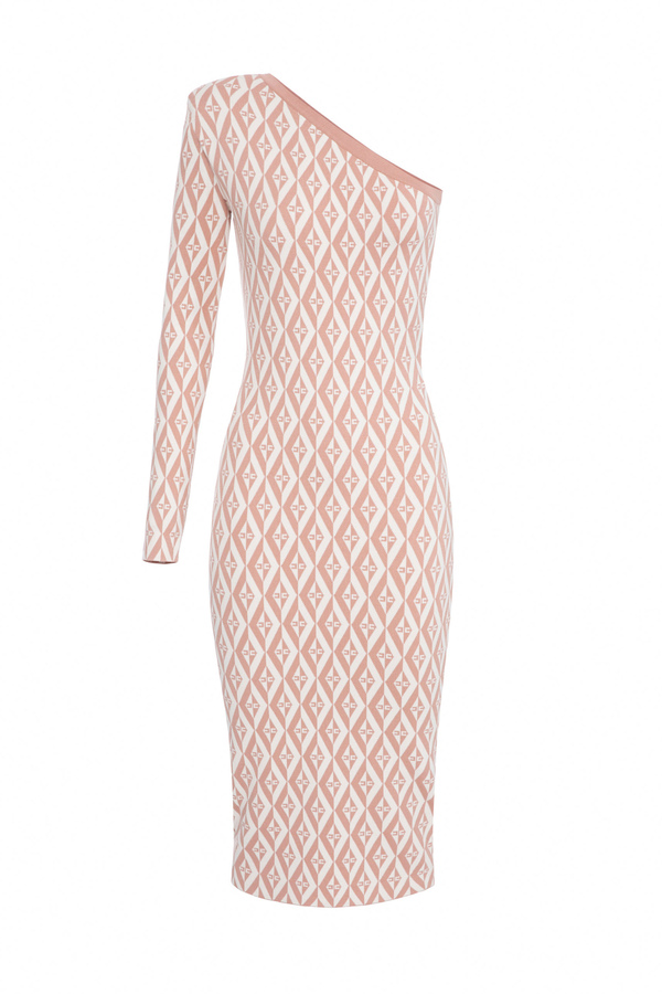 Abito longuette in maglia elisabetta franchi on sale
