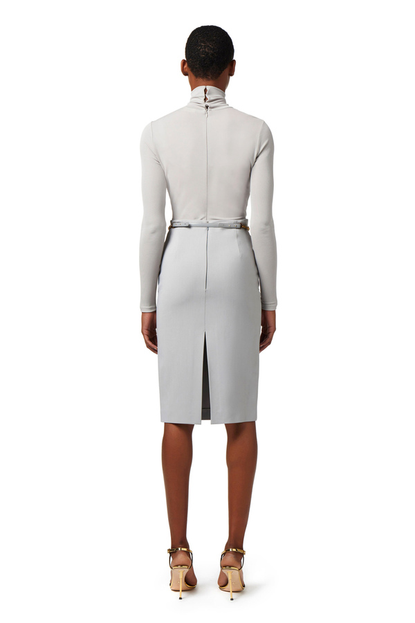 Body aus Jersey mit Cut-out und BH - Elisabetta Franchi® Outlet