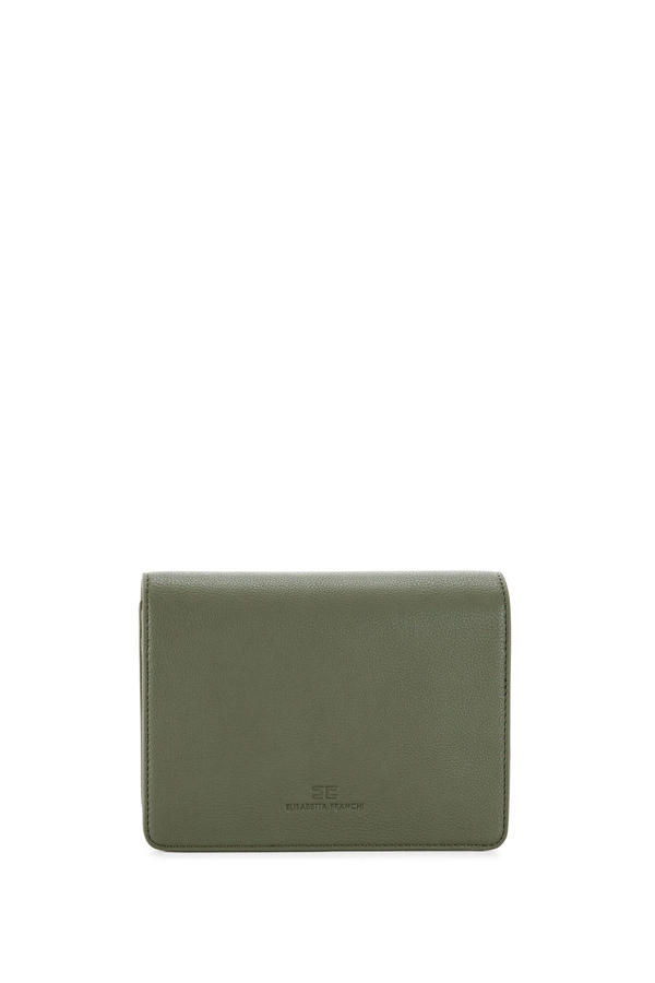 Mini sac avec logo gold - Elisabetta Franchi® Outlet