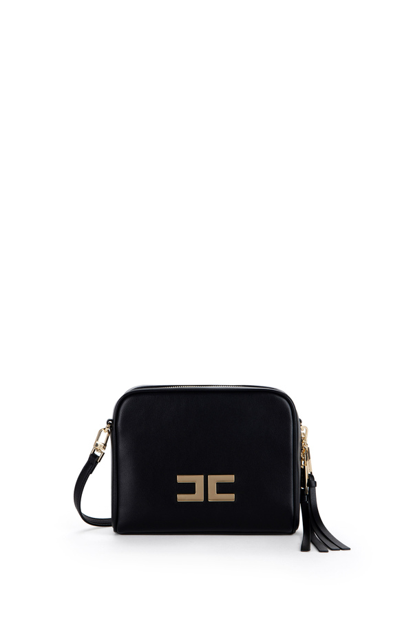 Clutch bag con logo Elisabetta Franchi - Elisabetta Franchi® Outlet