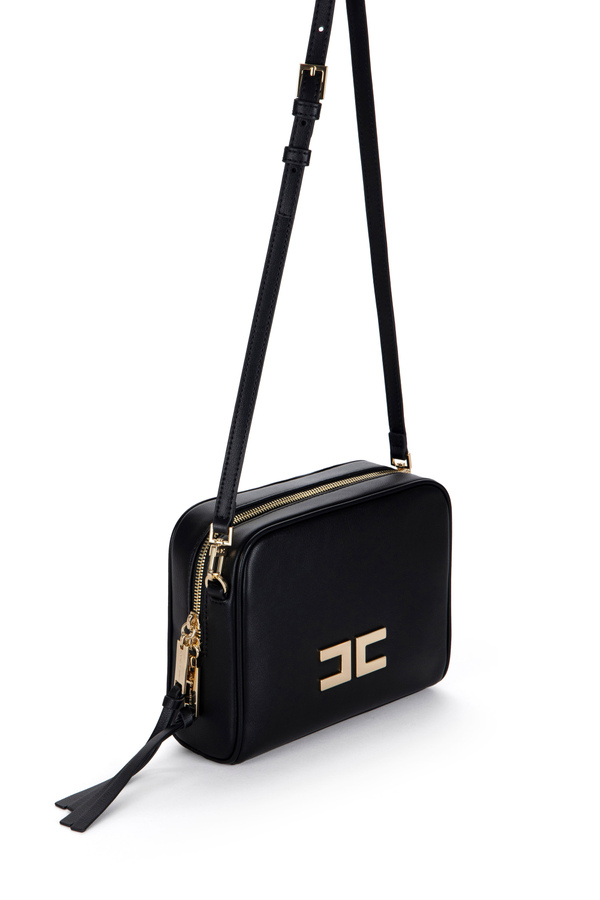 Clutch bag con logo Elisabetta Franchi - Elisabetta Franchi® Outlet