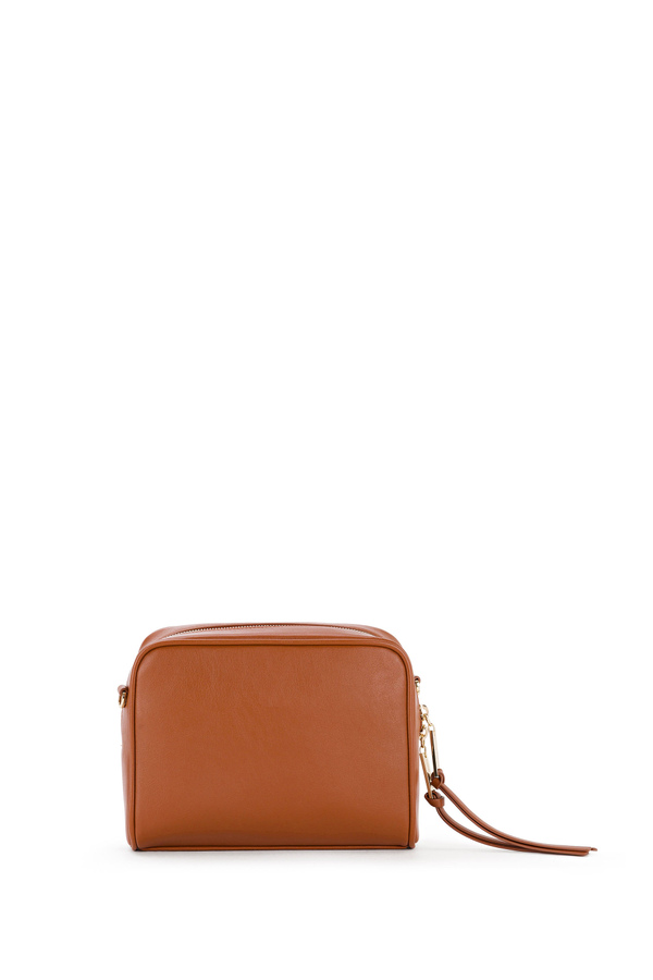 Clutch bag with Elisabetta Franchi logo - Elisabetta Franchi® Outlet