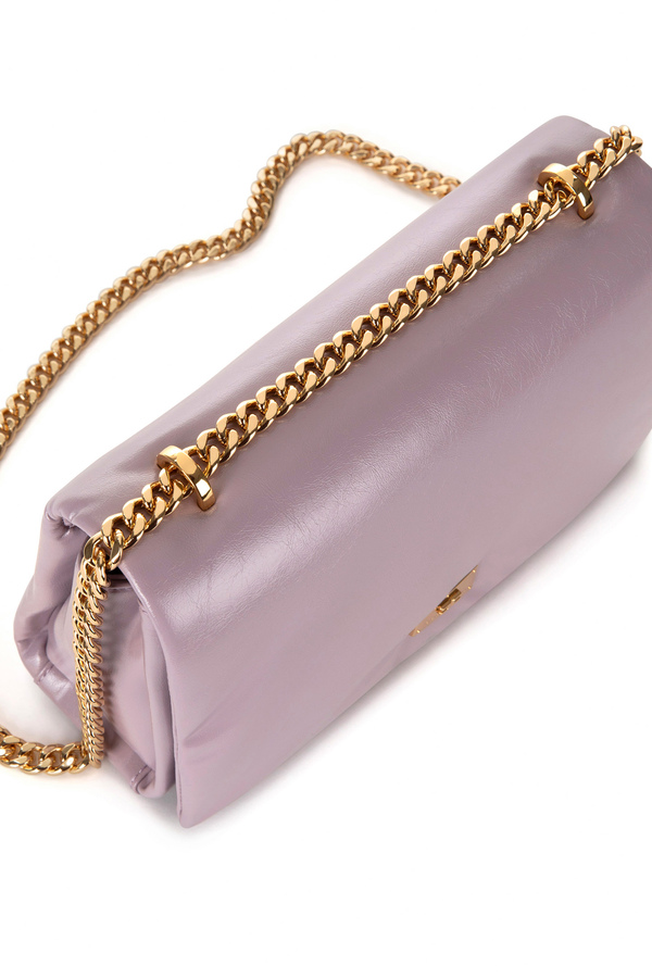 Bolso puffy mediano con correa - Elisabetta Franchi® Outlet