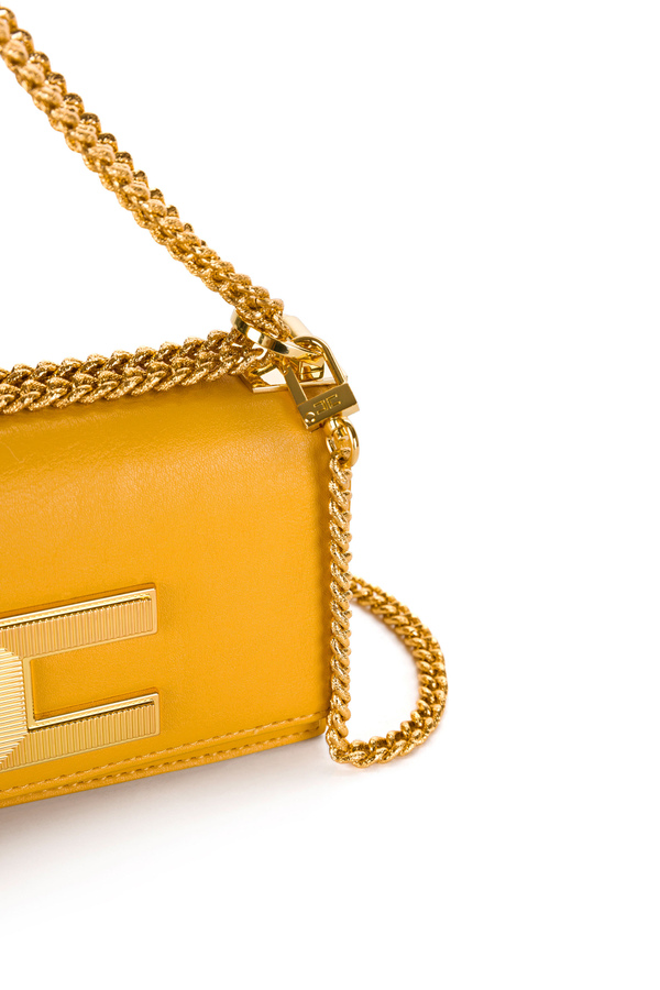 Small bag with chain handle - Elisabetta Franchi® Outlet