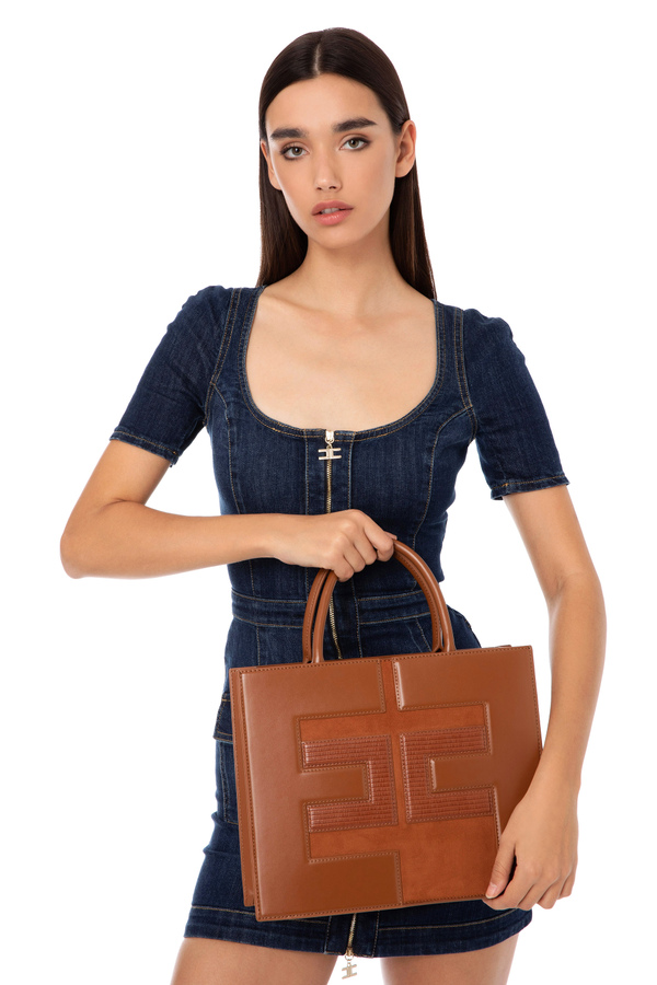 Medium shopper bag - Elisabetta Franchi® Outlet