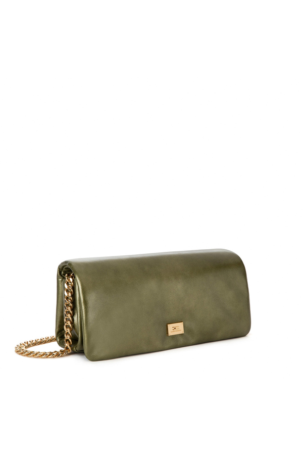 Bolso baguette puffy con correa - Elisabetta Franchi® Outlet