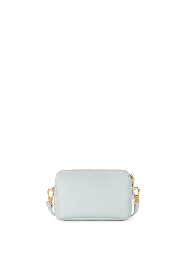 Camera bag con tasca e logo in metallo - Elisabetta Franchi® Outlet