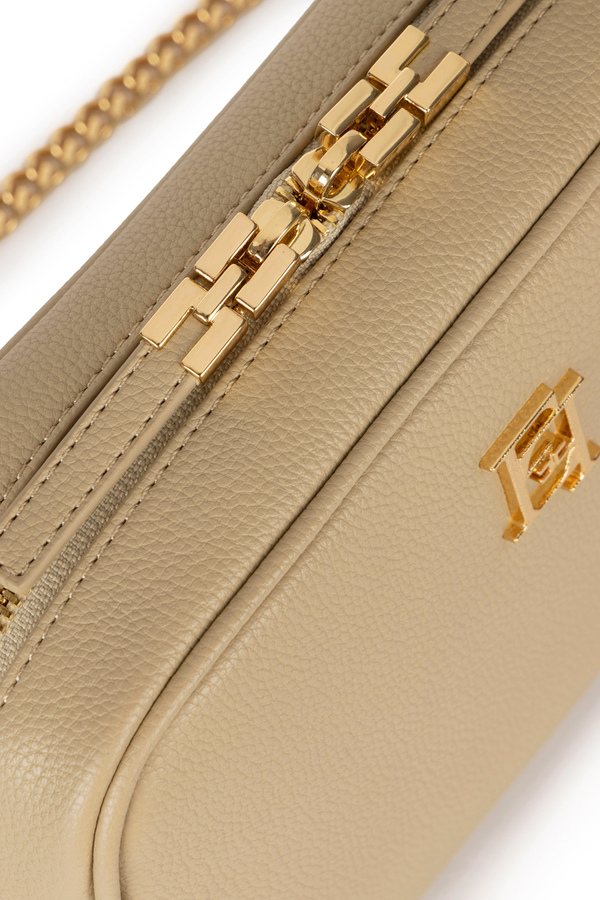 Kameratasche mit Logo aus Metall - Elisabetta Franchi® Outlet