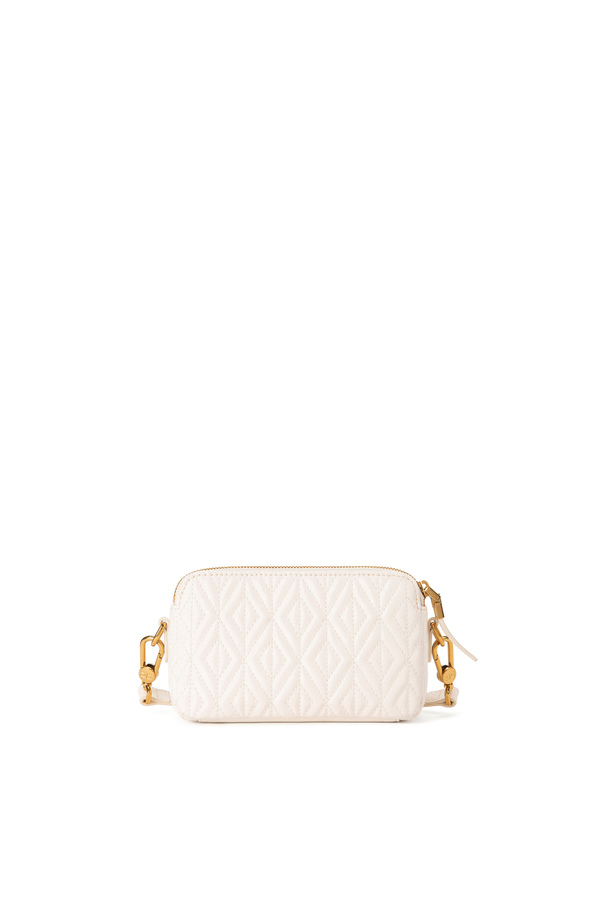 Small shoulder bag with diamond pattern - Elisabetta Franchi® Outlet