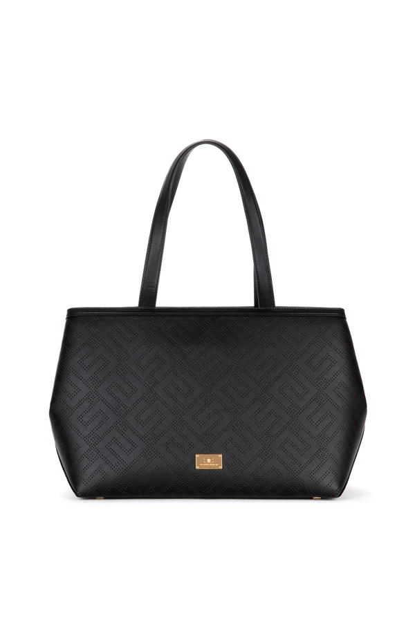 Grand sac shopper avec imprime logo Elisabetta Franchi Outlet