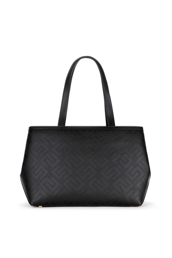 Shopper grande con stampa logo - Elisabetta Franchi® Outlet