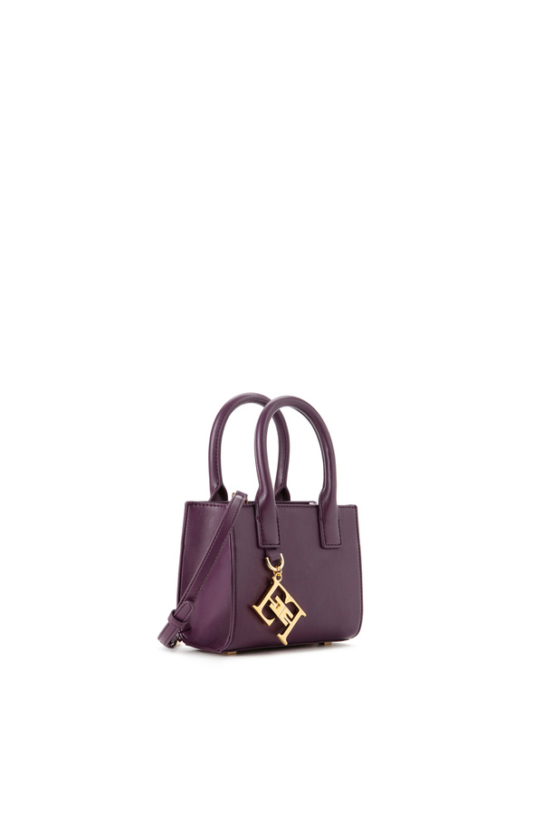 Mini bolso shopper con correa - Elisabetta Franchi® Outlet