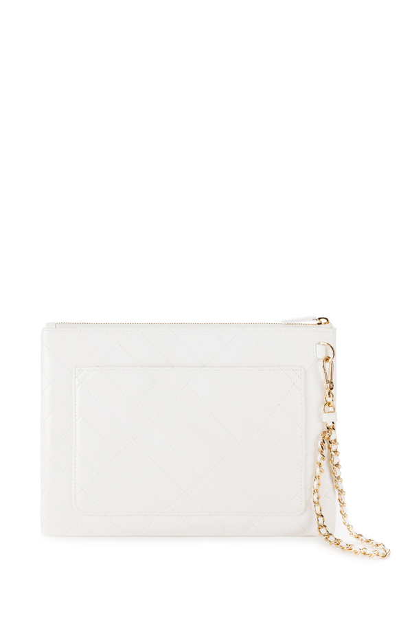 Flat envelope made of glossy synthetic material - Elisabetta Franchi® Outlet
