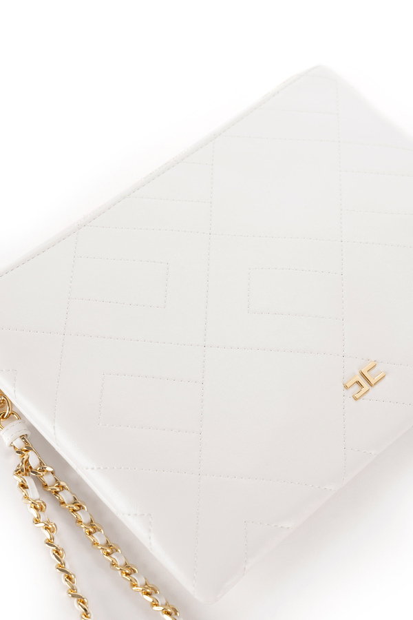 Flat envelope made of glossy synthetic material - Elisabetta Franchi® Outlet