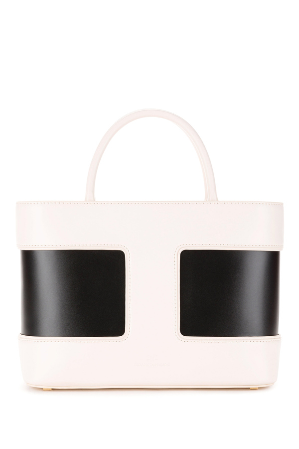 Mittelgroßer Shopper mit Vorhängeschloss - Elisabetta Franchi® Outlet
