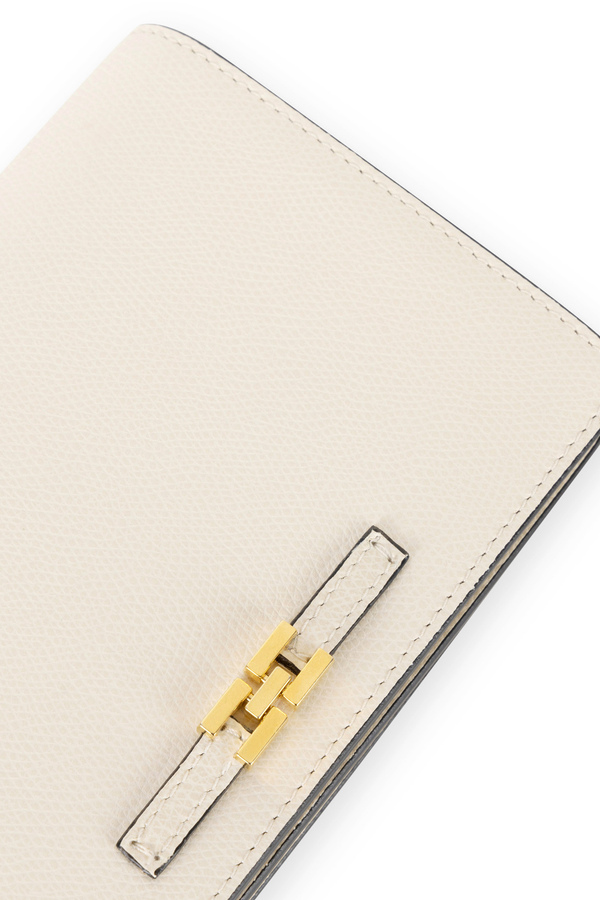 Borsa a tracolla in pelle con morsetto - Elisabetta Franchi® Outlet