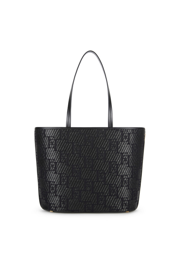 Shopper in tessuto jacquard - Elisabetta Franchi® Outlet