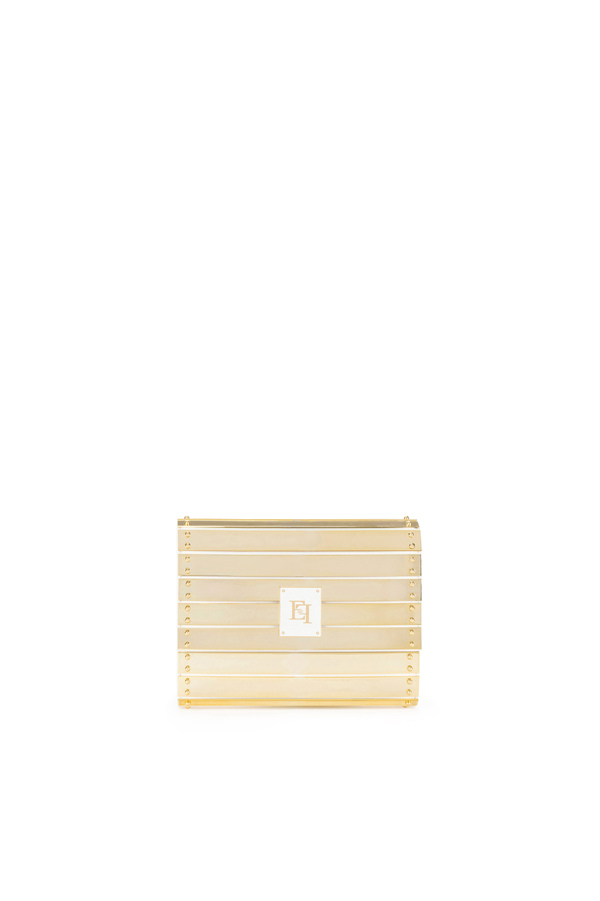 Clutch specchiata con tracolla - Elisabetta Franchi® Outlet