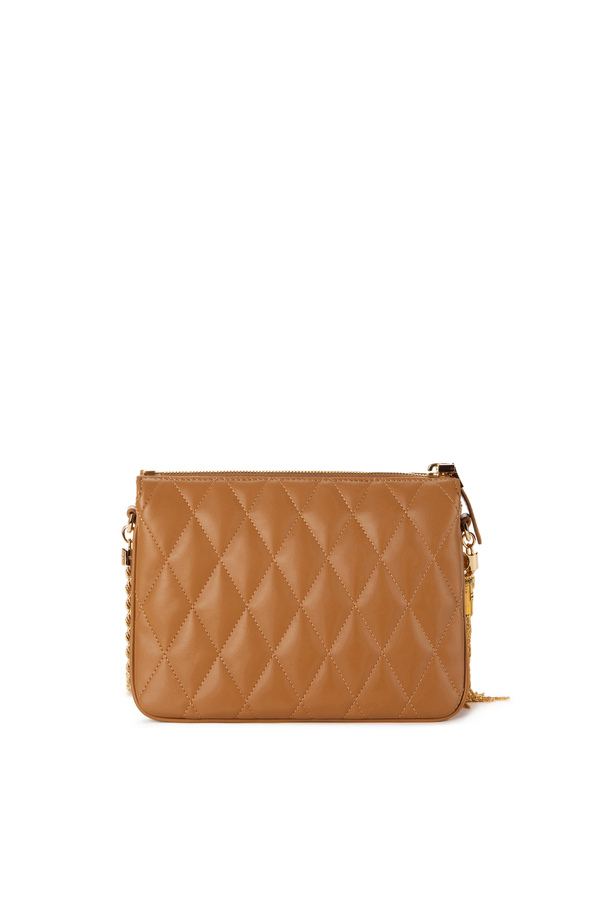 Medium quilted bag with shoulder strap - Elisabetta Franchi® Outlet