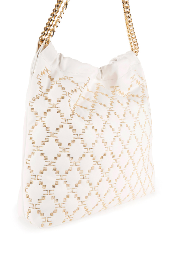 Shopper bag with micro-studs - Elisabetta Franchi® Outlet