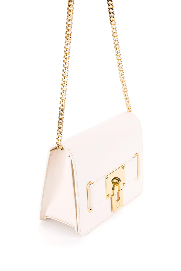 Shoulder bag with padlock pattern - Elisabetta Franchi® Outlet