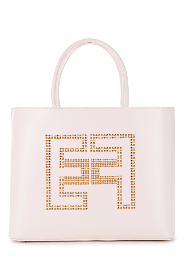 Studded logo shopper - Elisabetta Franchi® Outlet