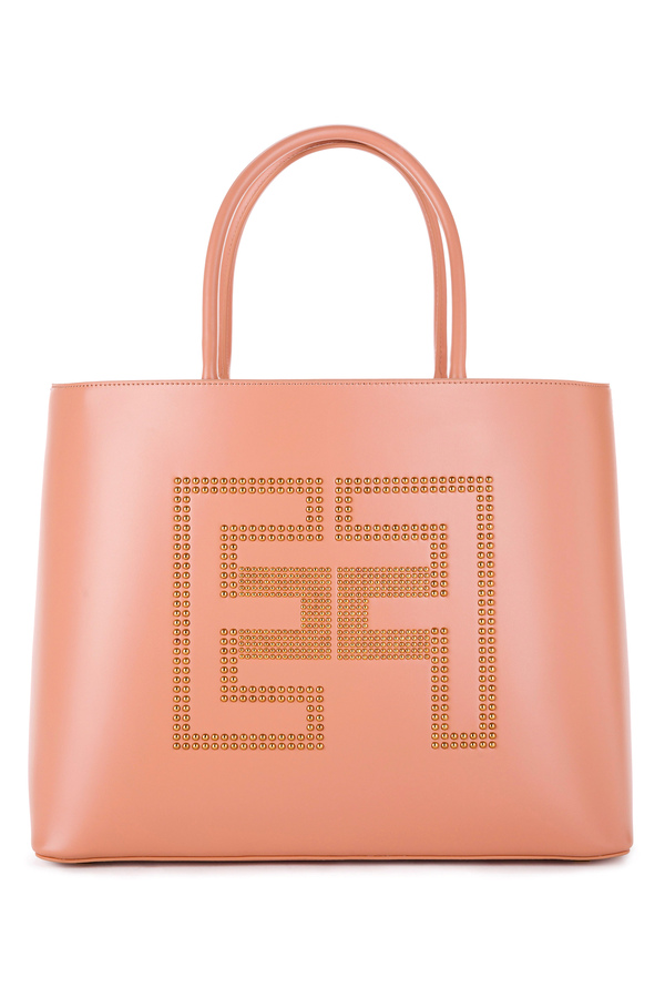 Studded logo shopper - Elisabetta Franchi® Outlet