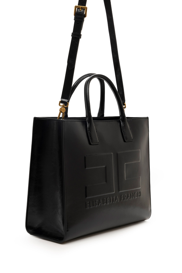 Shopper con tracolla - Elisabetta Franchi® Outlet
