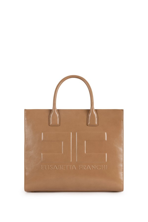 Shopper con tracolla - Elisabetta Franchi® Outlet