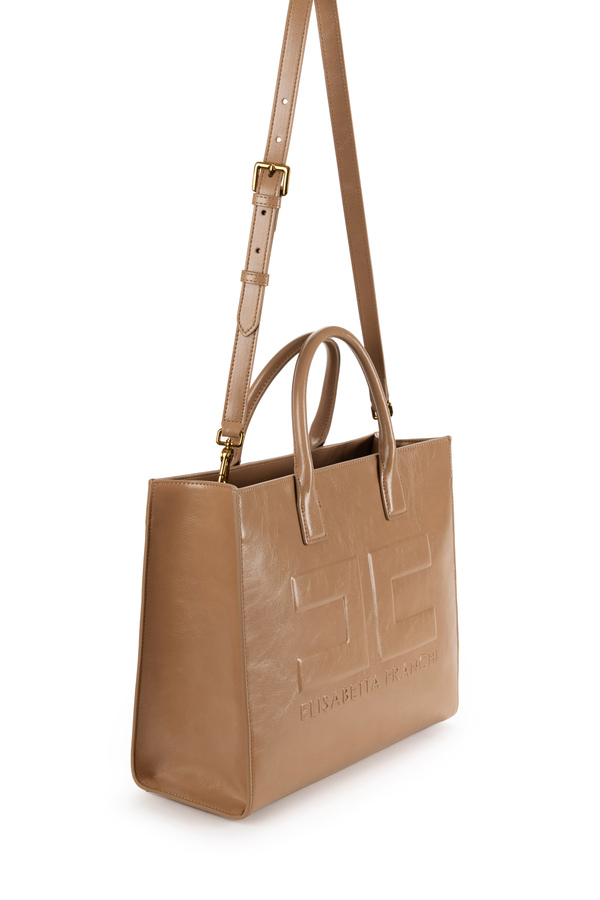 Shopper con tracolla - Elisabetta Franchi® Outlet