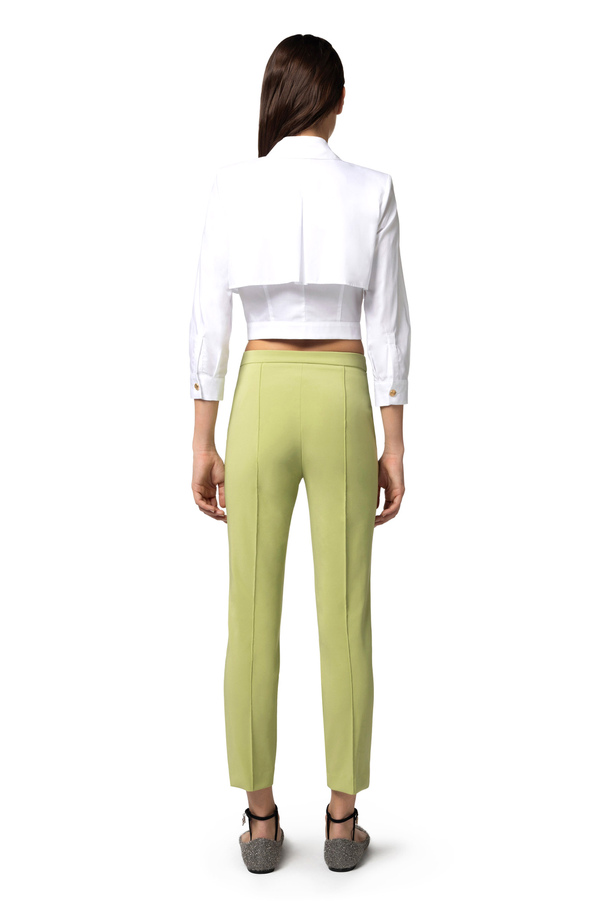 Double-layered cotton poplin shirt - Elisabetta Franchi® Outlet