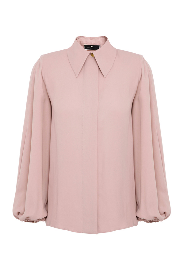 Wide sleeve blouse by Elisabetta Franchi - Elisabetta Franchi® Outlet