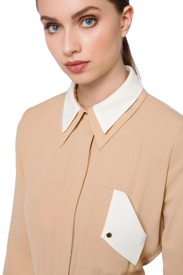 Elisabetta Franchi two-colour blouse - Elisabetta Franchi® Outlet