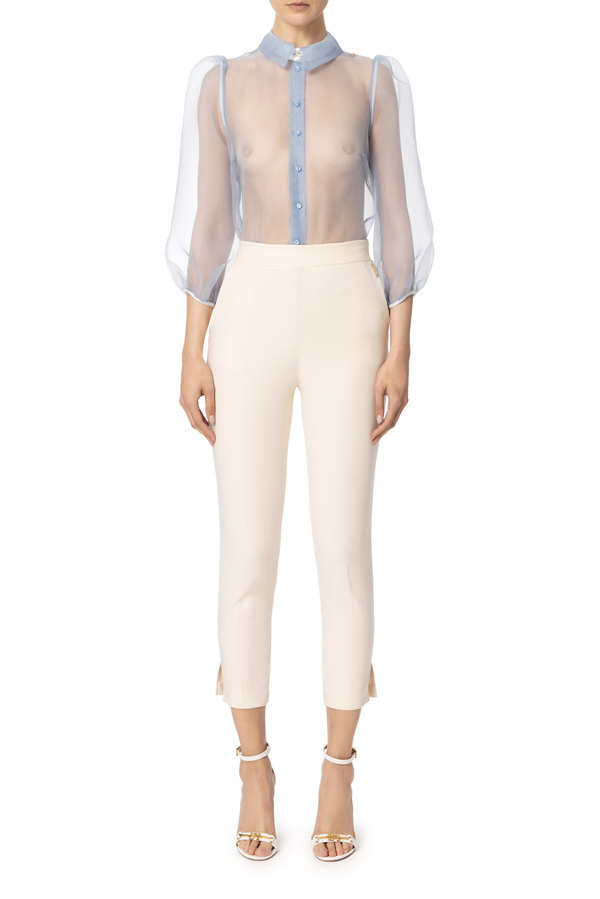 Puff sleeve shirt - Elisabetta Franchi® Outlet