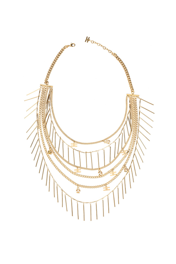 Multi-strand choker necklace - Elisabetta Franchi® Outlet