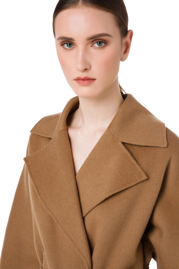 Elisabetta Franchi wrap-over coat - Elisabetta Franchi® Outlet