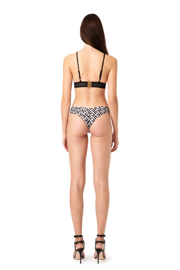 Two-piece swimsuit in Lycra - Elisabetta Franchi® Outlet