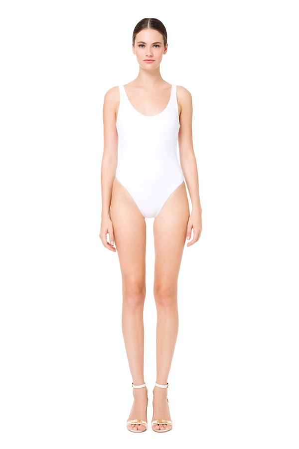 Elisabetta Franchi logo one-piece swimsuit - Elisabetta Franchi® Outlet